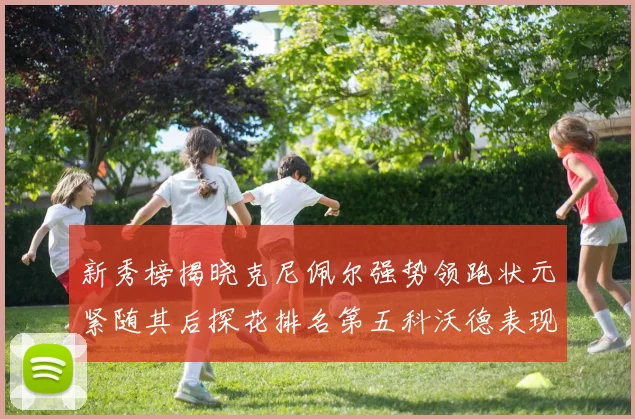 新秀榜揭晓克尼佩尔强势领跑状元紧随其后探花排名第五科沃德表现抢眼位列第三
